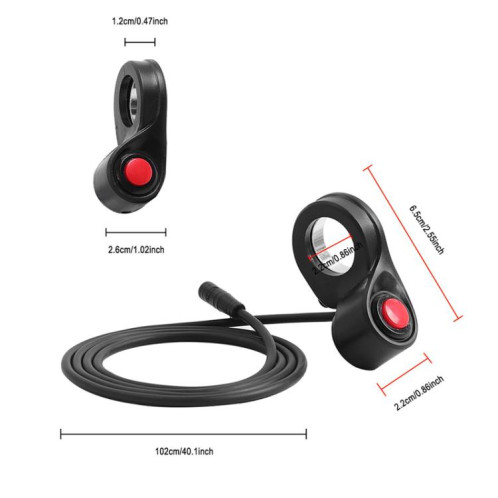 Interrupteur de moteur simple/double pour trottinette électrique INOKIM OXO X1657, bouton d'actionnement du mode Turbo/Eco SH33011179-08