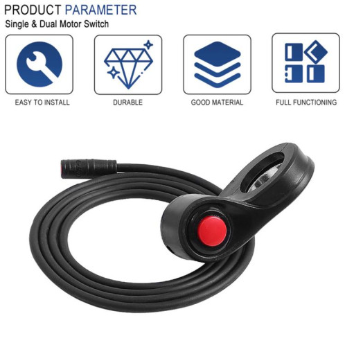 Interrupteur de moteur simple/double pour trottinette électrique INOKIM OXO X1657, bouton d'actionnement du mode Turbo/Eco SH33011179-08
