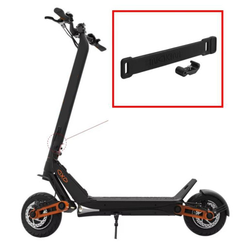 Sangle de sécurité verrouillable pour trottinette électrique INOKIM OXO OX X1659, avec crochet de fixation, sangle en caoutchouc pliable et enroulable SH3801722-08