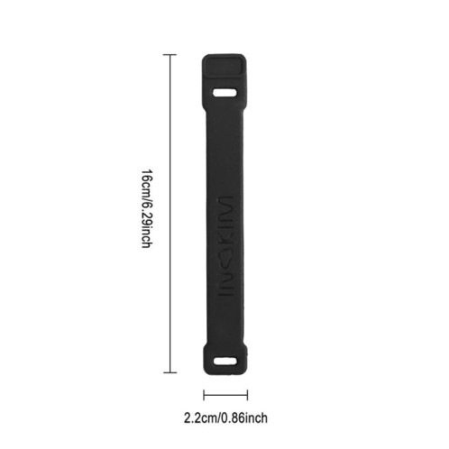 Sangle de sécurité verrouillable pour trottinette électrique INOKIM OXO OX X1659, avec crochet de fixation, sangle en caoutchouc pliable et enroulable SH3801722-08