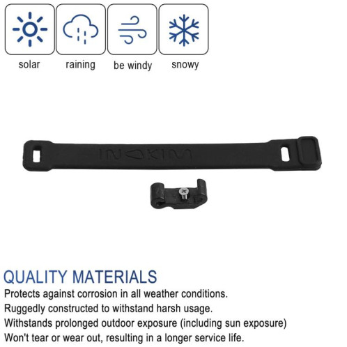 Sangle de sécurité verrouillable pour trottinette électrique INOKIM OXO OX X1659, avec crochet de fixation, sangle en caoutchouc pliable et enroulable SH3801722-08