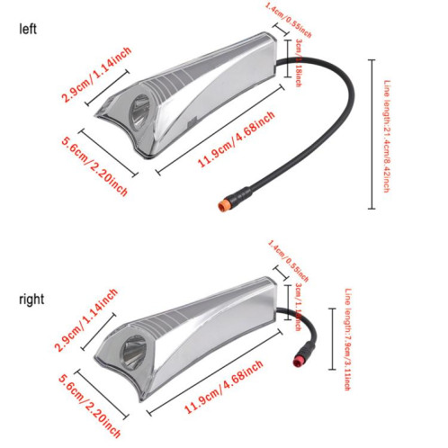 Feu avant LED haute luminosité pour scooter électrique INOKIM OXO OX, accessoires décoratifs (droite) SH201B1466-08