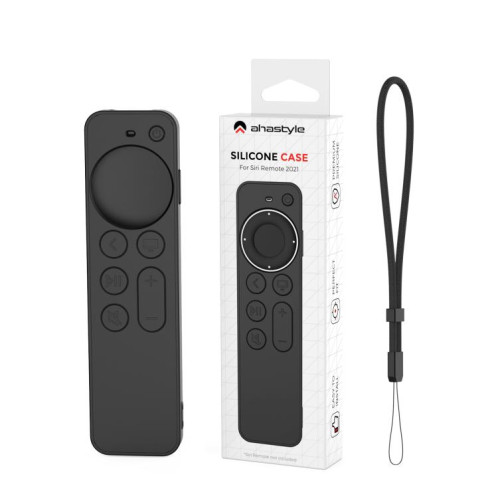 Étui de protection en silicone pour télécommande Apple TV Siri 2/3 AhaStyle PT167 (noir) SA901B1667-08