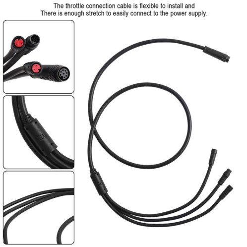 Câble d'affichage principal X1658 pour trottinette électrique INOKIM OXO, 1 rangée, 3 connexions d'accélérateur, câble de signal, accessoires SH82011305-07