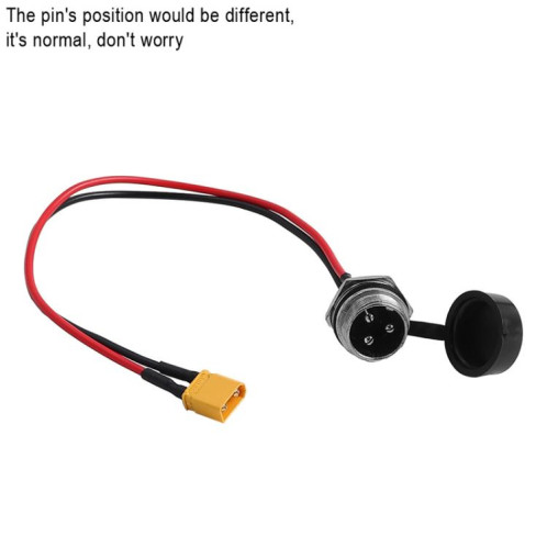 Connecteur d'alimentation pour scooter électrique INOKIM OXO OX, connecteur d'aviation à 3 broches GX16, prise de charge, X1671 SH90011805-08