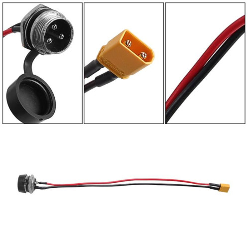 Connecteur d'alimentation pour scooter électrique INOKIM OXO OX, connecteur d'aviation à 3 broches GX16, prise de charge, X1671 SH90011805-08