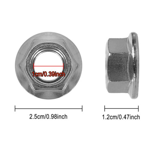 Écrou à bride universel en fer M12 avec dents pour fixation de l'arbre moteur, pour scooter électrique INOKIM OXO OX, 2xX1398 SH95011476-06