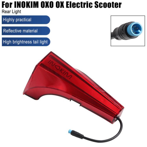 Feu arrière décoratif à LED X1666 pour scooter électrique INOKIM OXO OX, lampe d'avertissement de sécurité, pièces de rechange SH000192-08