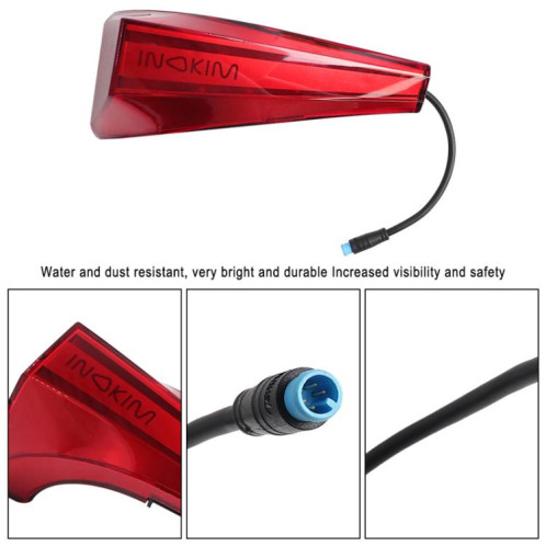 Feu arrière décoratif à LED X1666 pour scooter électrique INOKIM OXO OX, lampe d'avertissement de sécurité, pièces de rechange SH000192-08