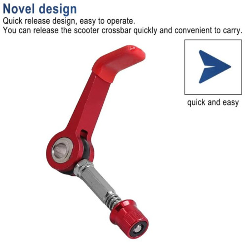 X1655 pour trottinette électrique INOKIM OXO OX, système de pliage rapide, barre principale, clip de verrouillage de la tige de direction SH2201173-08