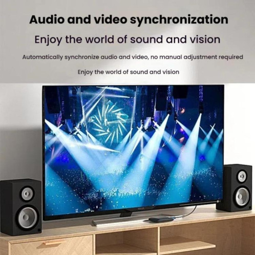 Câble de connexion vidéo HDMI pour écran d'ordinateur VegGieg V2.0 4K60 Hz, 3 m (noir) SV203A1279-011
