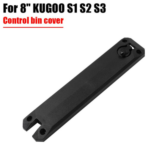 Couvercle de compartiment de commande pour scooter Kugoo S1/S2/S3 de 8 pouces (noir) SH501A1990-07