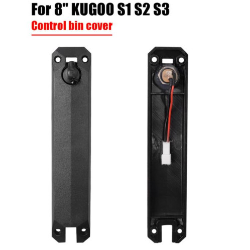 Couvercle de compartiment de commande pour scooter Kugoo S1/S2/S3 de 8 pouces (noir) SH501A1990-07