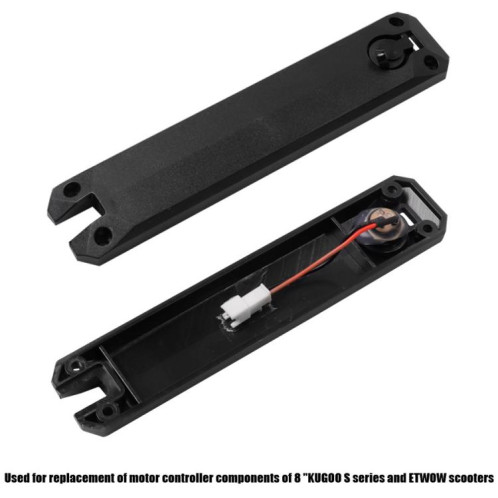 Couvercle de compartiment de commande pour scooter Kugoo S1/S2/S3 de 8 pouces (noir) SH501A1990-07
