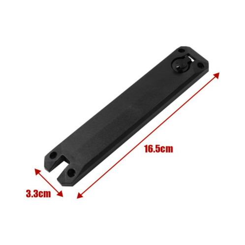 Couvercle de compartiment de commande pour scooter Kugoo S1/S2/S3 de 8 pouces (noir) SH501A1990-07
