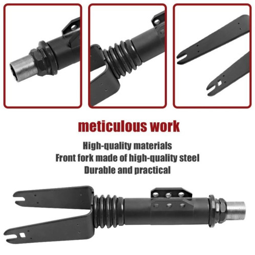 Fourche avant de rechange pour scooters Kugoo S1/S2/S3 de 8 pouces (noir) SH301A443-05