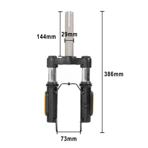 Fourche avant à suspension pour trottinette Xiaomi M365 Pro/Pro 2/1S, amortisseur de remplacement (noir) SH401A144-08