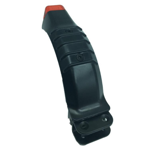 Garde-boue arrière de 5,5 pouces, garde-boue de frein de roue arrière avec éclairage de sécurité pour scooter en fibre de carbone SH05011153-06