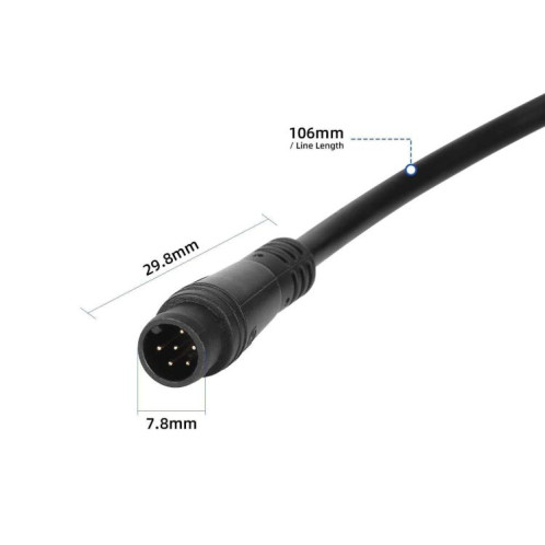 Interrupteur de guidon de scooter KuKirin G2 Pro/G2 Max, 4 en 1, 6 cœurs, étanche, avec clignotant, klaxon, phare et bouton d'alimentation SH03191925-05