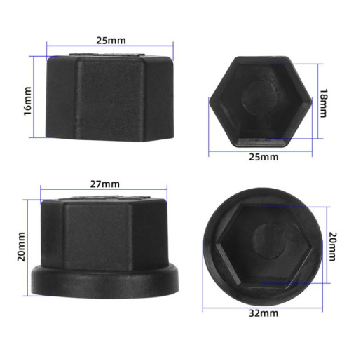 1 paire de capuchons d'écrou de culbuteur pour scooter électrique KuKirin G2 Master, accessoires de remplacement durables SH22021910-05
