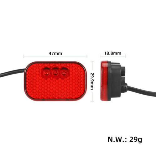 Feu arrière LED pour scooter électrique KuKirin G2 Pro SH0325710-05