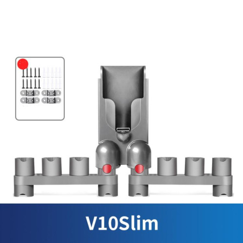 Support mural de rangement pour aspirateur Dyson V10 Slim, support d'accessoires pouvant contenir jusqu'à 10 accessoires SH70031200-08