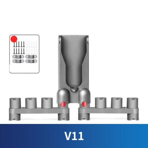 Support mural de rangement pour aspirateur Dyson V11, support d'accessoires pouvant contenir jusqu'à 10 accessoires SH7004523-08