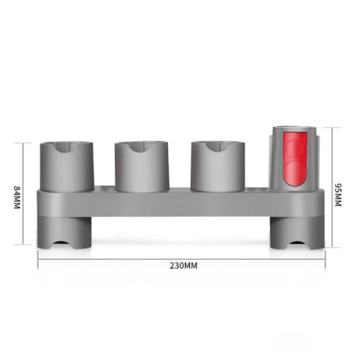 Support mural de rangement pour aspirateur Dyson V7/V8, support d'accessoires pouvant contenir jusqu'à 10 accessoires SH70011730-08