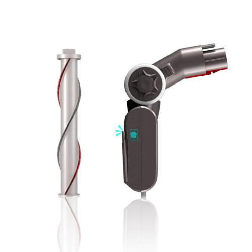Tête d'aspirateur à entraînement direct en fibre de carbone avec éclairage LED pour Dyson V7, V8, V10, V11, V15 SH04521857-07