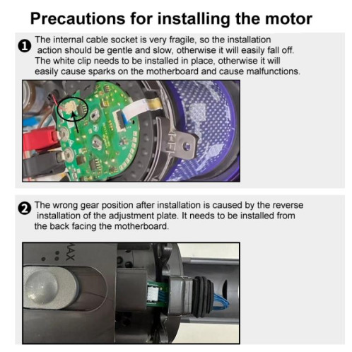 Pièce de réparation de l'assemblage moteur pour écran LED Dyson V11 SH20091537-05