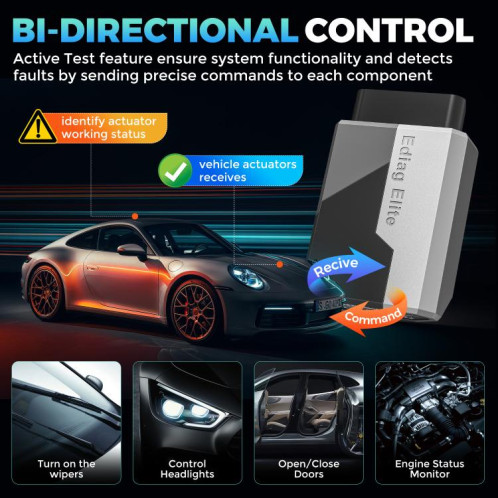 Détecteur de pannes OBD2 multilingue KINGBOLEN Ediag Elite (KBLJ05) SK201A1353-010