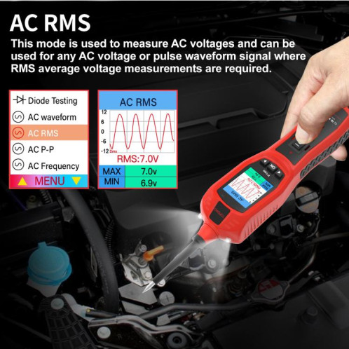 Diagnostic du système électrique automobile TopDiag avec détecteur de fils (P180) ST101A1271-014