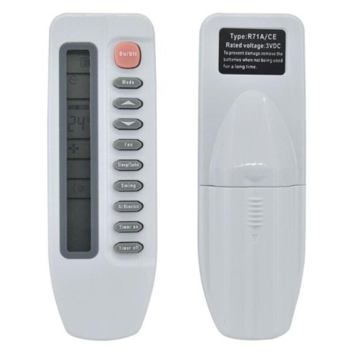Accessoire de remplacement pour télécommande de climatiseur Midea, R71a/E R71/E R71a/Ce R71/Ce SH20321241-04