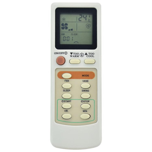 Télécommande de remplacement pour climatiseur Mitsubishi MSD-09NV, version anglaise SH20461761-04