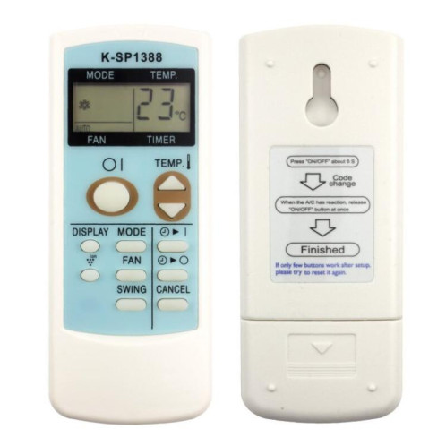 Pièces de rechange pour télécommande de climatiseur SHARP K-SP1388 SH208148-05