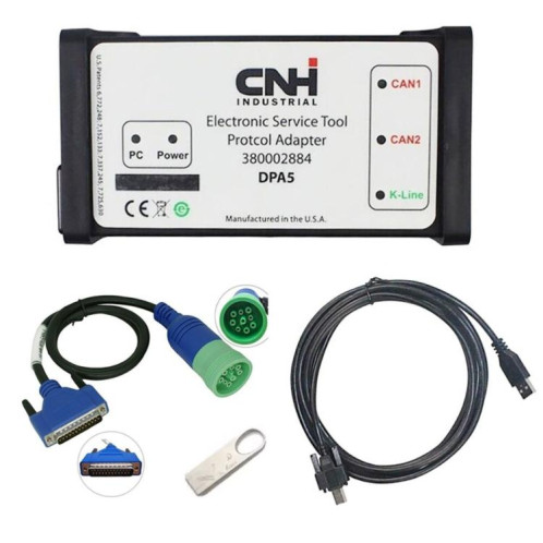 Appareil de diagnostic diesel CNH EST V8.6 pour machines agricoles (cassette en plastique avec emballage en papier) SH801A1988-05