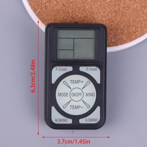 Mini télécommande universelle portable pour climatiseur, compatible avec plusieurs marques SH27931277-05