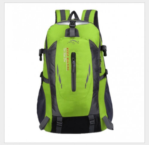 Sac d'alpinisme de voyage de grande capacité Hommes et femmes Sports de plein air Loisirs Sac à dos étanche en nylon (vert) SH201C632-05