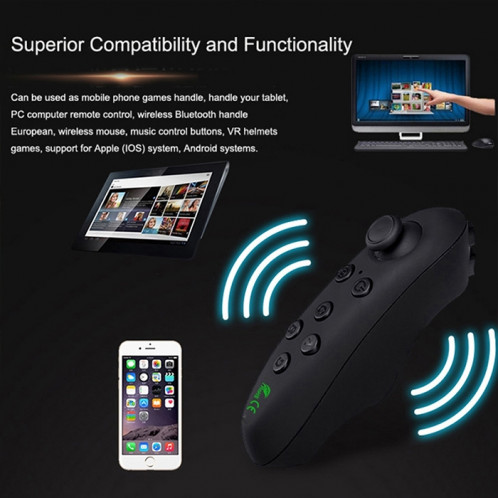 VRPARK réalité virtuelle 3D VR lunettes manette de jeu manette de jeu Bluetooth télécommande pour iPhone IOS Android téléphone Smartphone SH583A1296-010