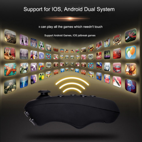 VRPARK réalité virtuelle 3D VR lunettes manette de jeu manette de jeu Bluetooth télécommande pour iPhone IOS Android téléphone Smartphone SH7583345-06