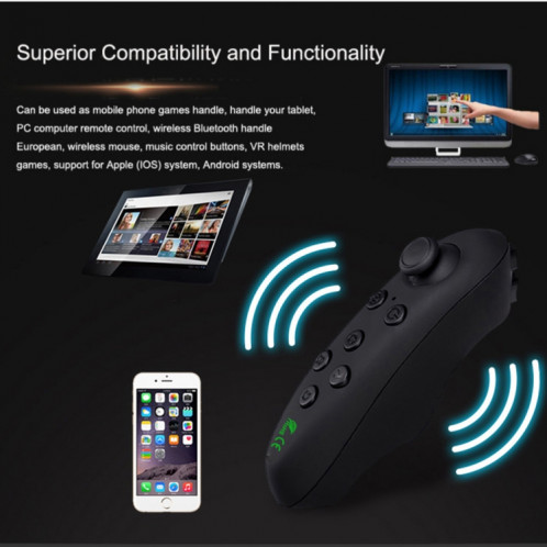 VRPARK réalité virtuelle 3D VR lunettes manette de jeu manette de jeu Bluetooth télécommande pour iPhone IOS Android téléphone Smartphone SH7583345-06