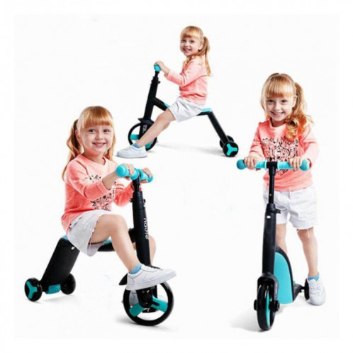 nadle FoldableTrois roues Trottinette enfant à trois modes d'équilibre (rouge) SN101A350-011