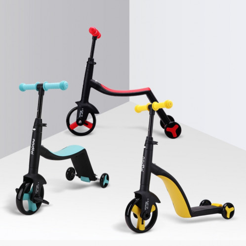 nadle FoldableTrois roues Trottinette enfant à trois modes d'équilibre (rouge) SN101A350-011