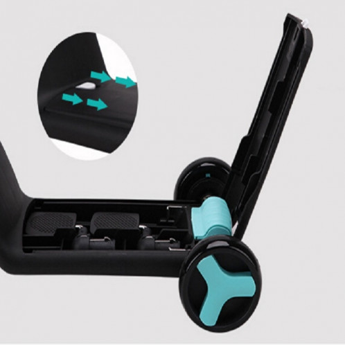 nadle FoldableTrois roues Trottinette enfant à trois modes d'équilibre (bleu) SN101B1227-011