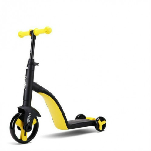 nadle FoldableTrois roues Trottinette enfant à trois modes d'équilibrage (jaune) SN101C1152-011
