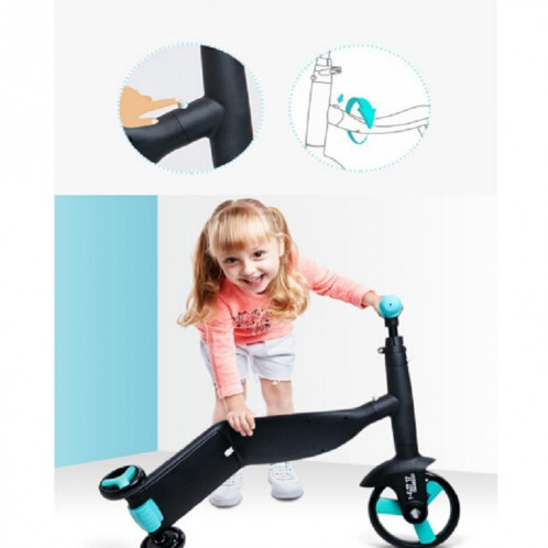 nadle FoldableTrois roues Trottinette enfant à trois modes d'équilibrage (jaune) SN101C1152-011