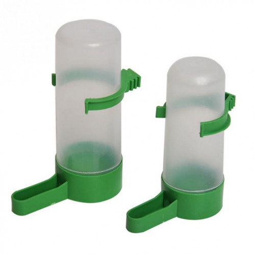 10 PCS Oiseaux pratiques Équipement d'alimentation Parrot oiseau buveur d'arroseur d'arrosage avec des clips (s) SH901A922-08