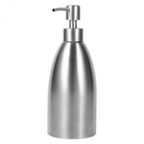 500 ml en acier inoxydable distributeur de savon cuisine salle de bain boîte de shampooing bouteille de détergent SH6995567-08