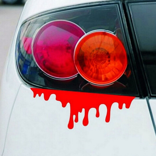 10 PCS rouge sang autocollant de voiture bricolage style de voiture voiture-couverture SH8173578-06