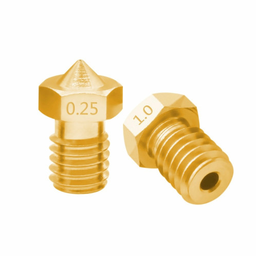 8 accessoires pour imprimante 3D Bugatti pièces buse E3D-V5 V6 consommables de filetage M6 buse chaude, taille: 3 / 0.4mm SH2912938-06